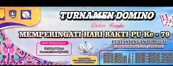 Peringati Hari Bakti PU Ke-79, Dinas PU Provinsi Kepri Gelar Pertandingan Domino Peringati Hari Bakti PU Ke-79, Dinas PU Provinsi Kepri Gelar Pertandingan Domino