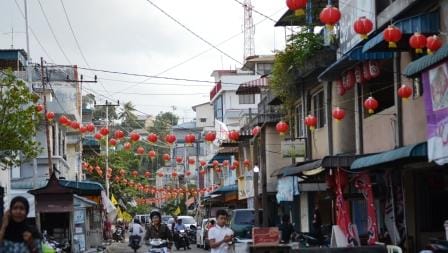Jelang Imlek, Tanjungpinang Mulai Semarak Dengan Lampion