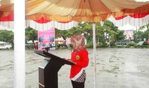 Lapangan Pamedan A.Yani di Padati Ratusan Kader Posyandu