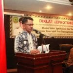 Asisten I Pemko Tanjungpinang Buka Diklat Keprotokolan