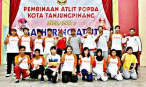 Lis Berikan Semangat dan Optimisme Kepada Atlet POPDA Kota Tanjungpinang