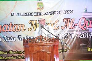 Pemko Gelar Malam Nuzul Al-Qur’an di Masjid Agung Al- Hikmah