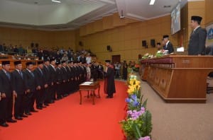 Pelantikan Anggota DPRD Kabupaten Bintan Periode 2014 – 2019