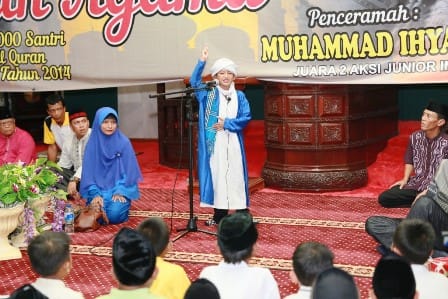 Da’i Cilik M. Ihya Ulumuddin Beri Ceramah dan Motivasi Kepada 2.500 Santri Cilik Kota Tanjungpinang