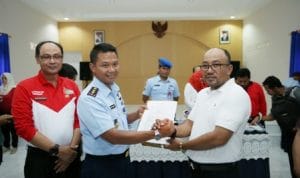 79 Keramik Antik Tangkapan Lanud Tanjungpinang di Serahkan Ke Pemko Tanjungpinang