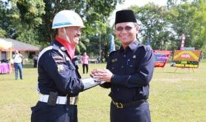 Upacara HUT Satpam Ke-34 di Pimpin Oleh Wakil Bupati Bintan
