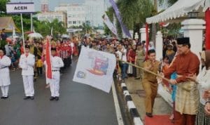 Pj Gubernur Kepri Buka Kirab Pemuda Nusantara Dan Pawai Budaya