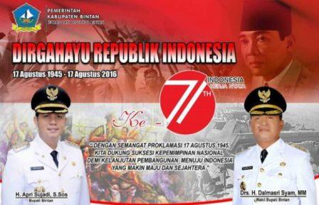 Apri-Dalmasri Anjurkan Jaga Persatuan dan Kesatuan di HUT RI ke 71
