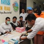 Ditresnarkoba Polda Kepri Lakukan Pemusnahan Narkotika Jenis Sabu