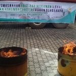 Ratusan Produk Makanan dan Obat Ilegal Sitaan Balai POM Batam di Musnahkan
