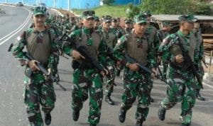 Jaga Kondisi Fisik, 374 Orang Prajurit dan ASN Lantamal IV Ikuti Lintas Medan