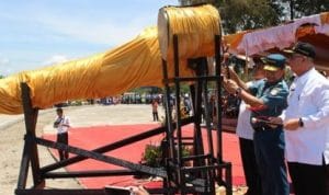 KASAL Resmikan Tugu Monumen Perjuangan TNI AL di Muaro Pantai Gondoriah