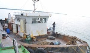 Tim WFQR Lantamal IV Tangkap Tug Boat Tanpa Nama Bermuatan BBM Ilegal