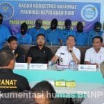 BNNP Kepri Musnahkan 10.562 Gram Ganja Jaringan Aceh