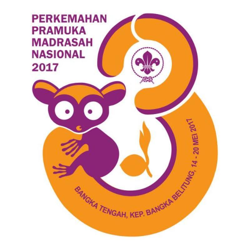 Logo Perkemahan Pramuka Madrasah Nasional 2017 di Resmikan