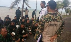 Prajurit Marinir Yonmarhanlan IV Tanjungpinang, Renang Laut Menempuh Jarak 2 Mil Laut Prajurit Marinir Yonmarhanlan IV Tanjungpinang, Renang Laut Menempuh Jarak 2 Mil Laut
