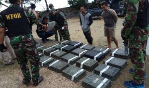 Tim Satgas Marlin Dispamal dan Unit-1 Jatanrasla WFQR Lantamal IV Ungkap Penyeludupan Satwa