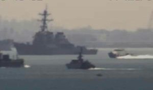TNI AL Kerahkan 2 KRI dan 1 Heli Bantu SAR Laka Laut Tabrakan Kapal USS Jhon S MCCIN dan MV ALNIC MC