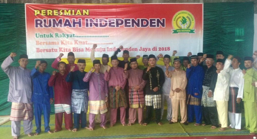 Rumah Independen Untuk Pilwako Tanjungpinang 2018 di Resmikan