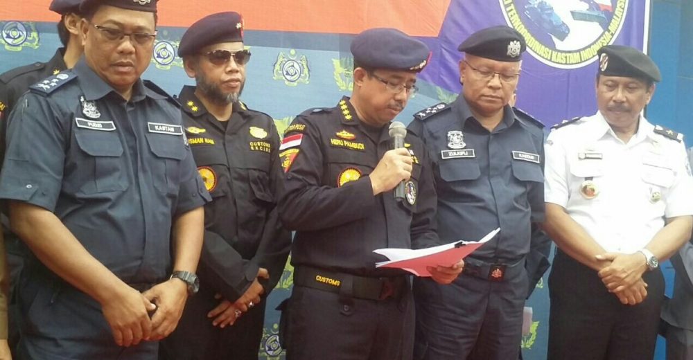 BC Indonesia dan BC Malaysia Tingkatkan Sinegritas Dalam  Mengawasi Perairan Laut Selat Malaka