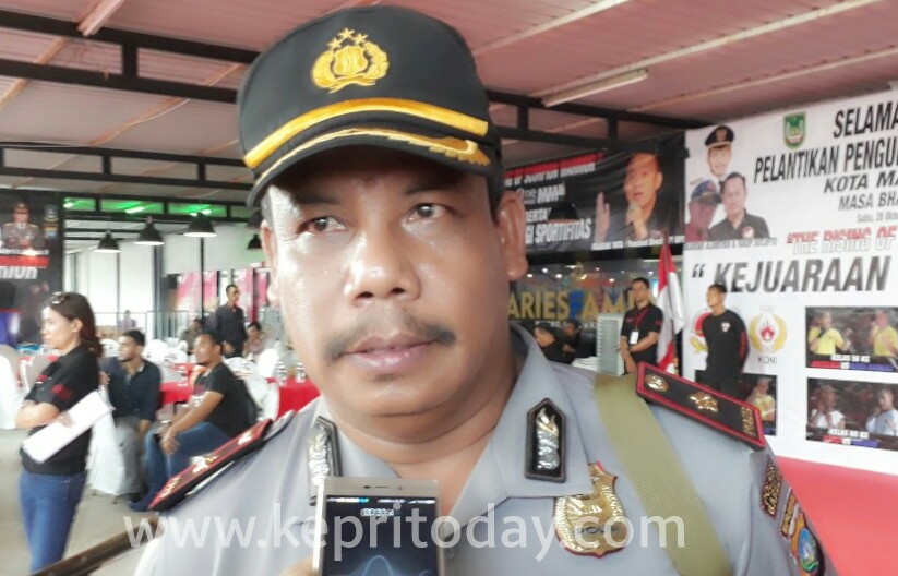 POLSEK BATAM KOTA KERAHKAN 30 PERSONIL PENGAMANAN LAGA TARUNG BFC DI ROOFTOP KEPRI MALL