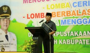 Wakil Bupati Bintan Inginkan Pelajar Terus Berlomba Dalam Kreatifitas