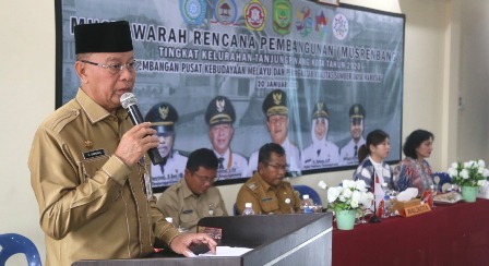 Syahrul Hadiri Musrenbang Kelurahan Tanjungpinang Kota