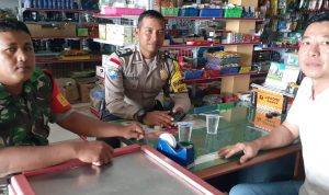 Imlek 2020, Babinsa dan Babinkamtibmas Komsos Bersama Ketua Majelis Konghuju Natuna