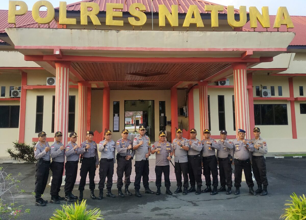 Pantau Kesiapan Personil, Kapolda Kepri Kunjungi Mapolres Natuna