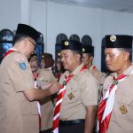 Siswandi Lantik Kwartir Gerakan Pramuka Kecamatan Pulau Laut