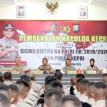 Kapolda Kepri Beri Pembekalan Kepada Siswa Diktuk Bintara Polri TA 2019/2020