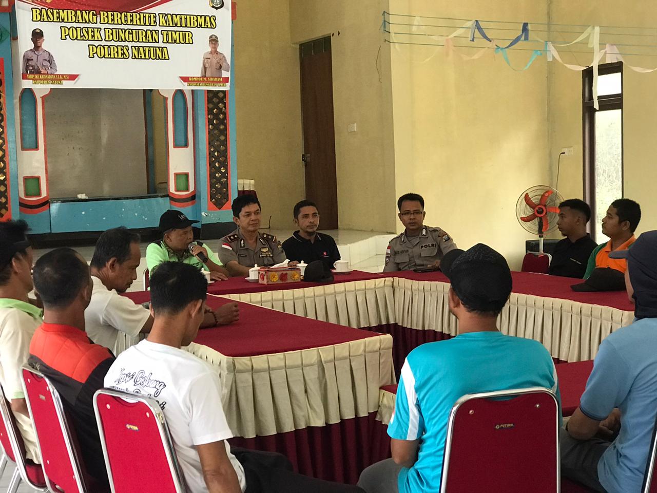 Jelang Pilgub dan Pilbub, Kapolsek Bunguran Timur Himbau Masyarakat Tetap Jaga Situasi Kamtibmas
