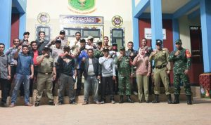 Melawan Covid-19, Koramil 06/Serasan Bersama Pihak Terkait Lakukan Patroli