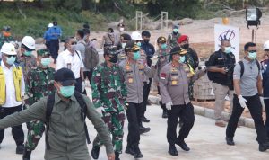 Kunjungan Kerja Kapolri dan Panglima TNI di RS Covid-19 Galang
