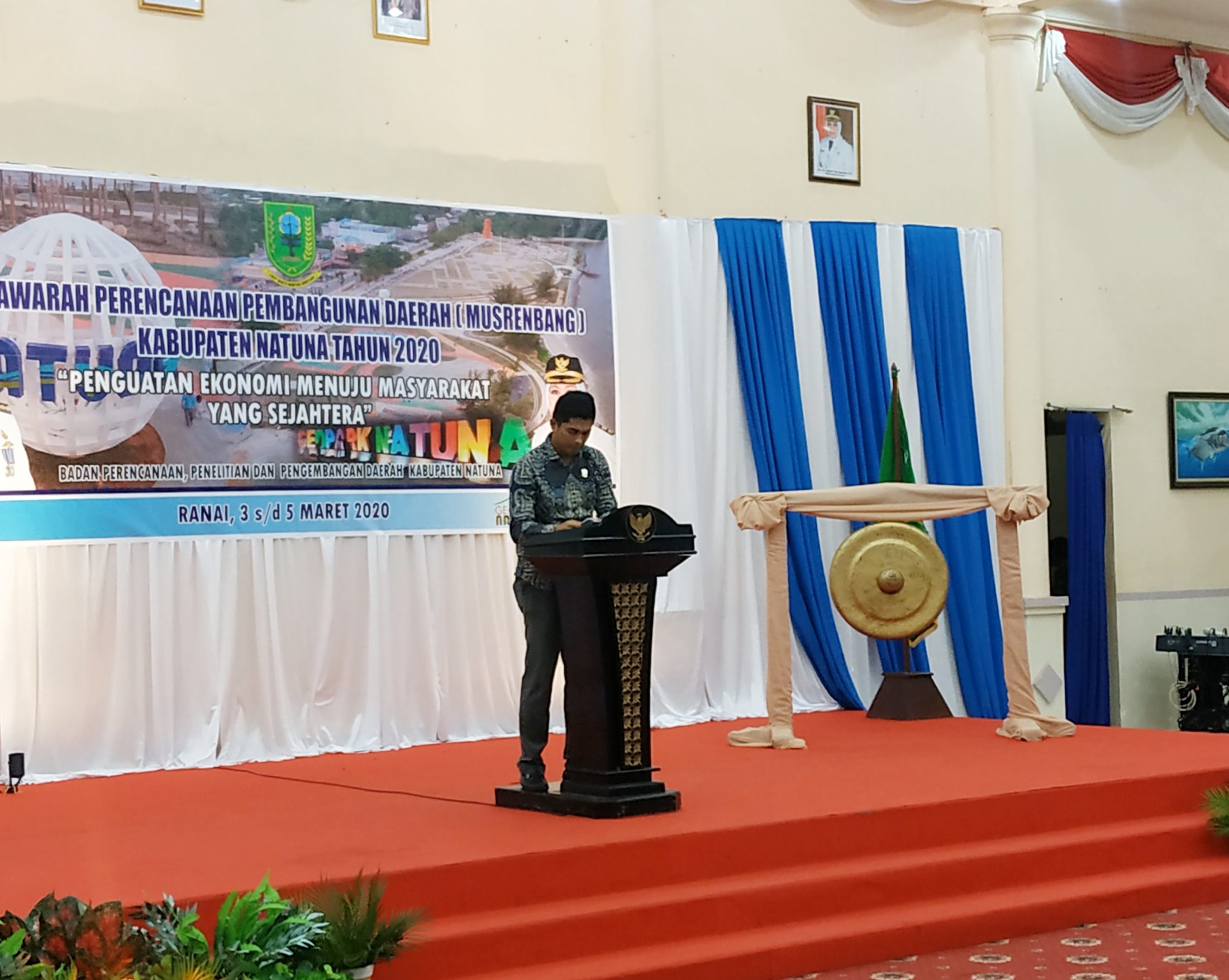 Hadiri Pembukaan Musrenbang Kabupaten Natuna, Andes Putra Sampaikan Aspirasi Masyarakat