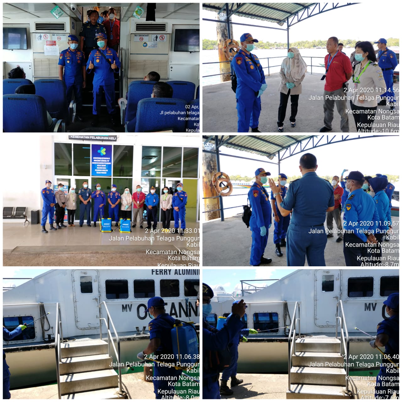 Tangkal Covid-19, Ini yang Dilakukan KP. YUDISTIRA-8003 dan KP. BALADEWA 8002 di Pelabuhan Punggur Batam! Tangkal Covid-19, Ini yang Dilakukan KP. YUDISTIRA-8003 dan KP. BALADEWA 8002 di Pelabuhan Punggur Batam!
