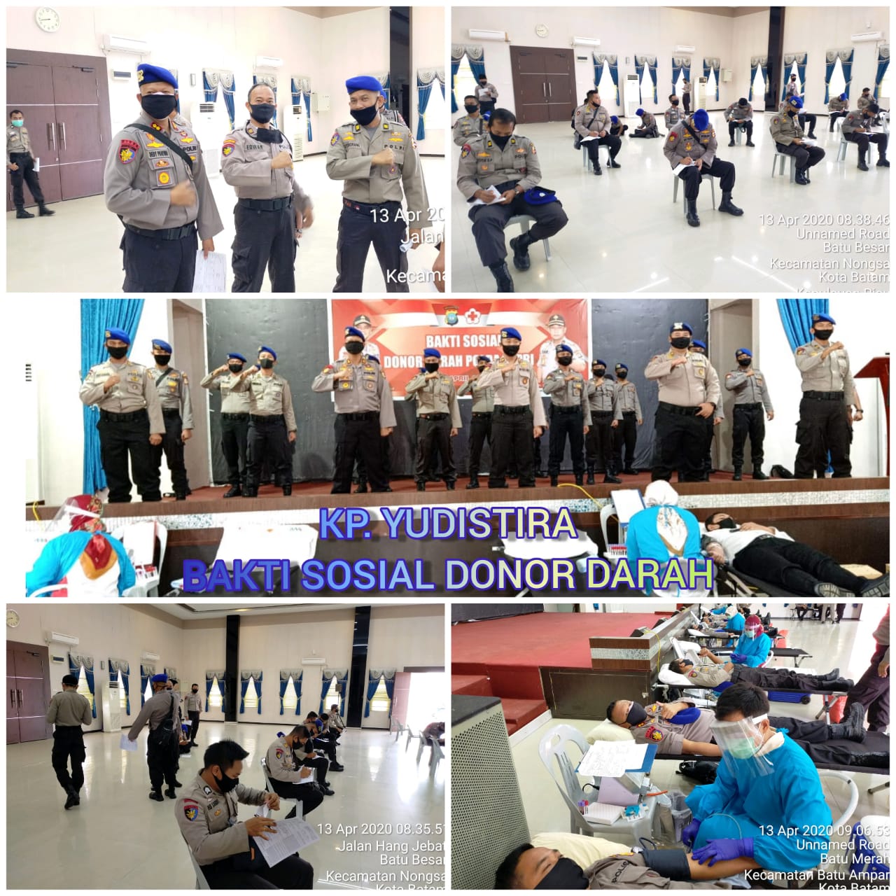 Penuhi Ketersediaan Darah di Tengah Wabah Covid-19, Dit Polair Korpolairud Gelar Baksos Penuhi Ketersediaan Darah di Tengah Wabah Covid-19, Dit Polair Korpolairud Gelar Baksos