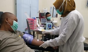 Jajaran Polres Bintan Kembali Donorkan Darahnya ke PMI
