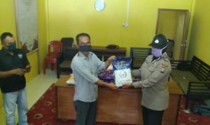 Lawan Covid-19, Kapolres Natuna Berikan Tali Asih Kepada Sejumlah Wartawan