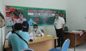 Bupati Muba Fasilitasi Rapid Test Bagi Warga dan Wartawan