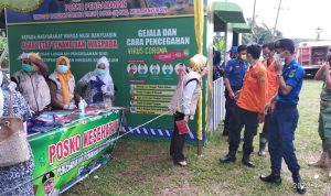Putus Rantai Penularan Covid-19 Gugus Tugas covid 19 Dirikan Posko Hingga Pengalihan Arus Lalin