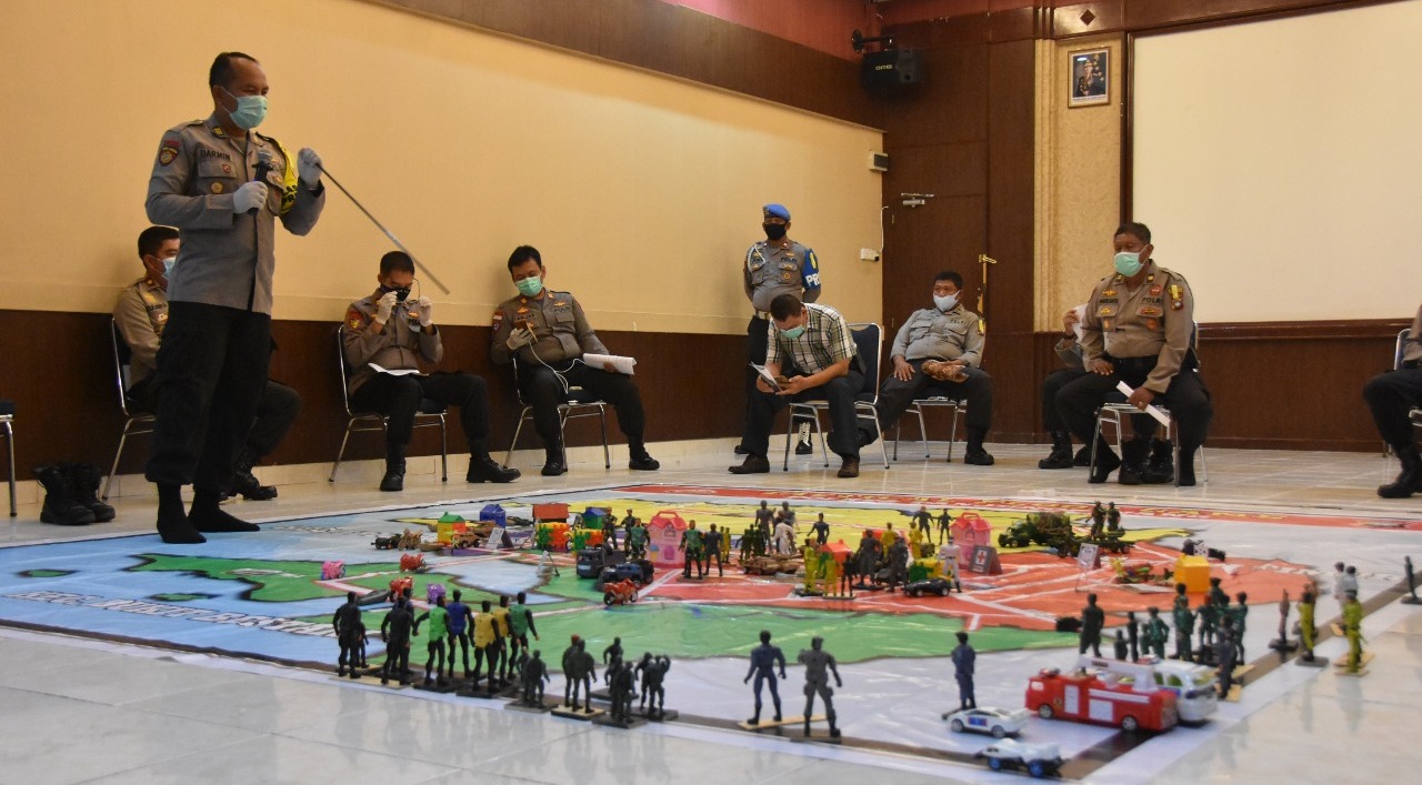 Polres Tanjungpinang Gelar TFG Untuk Kesiapan Antisipasi Berbagai Dampak Akibat Covid-19
