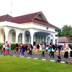 Senam Sehat Dispora Kepri Bersama Masyarakat