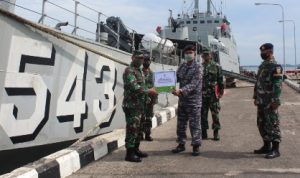 Lantamal IV Dukung Program Koarmada I Beri Bantuan Sosial Kepada Masyarakat Terdampak Covid-19
