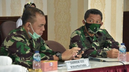 Danlantamal IV Tanjungpinang Hadiri Rakor Percepatan Penanganan Covid-19 di Batam