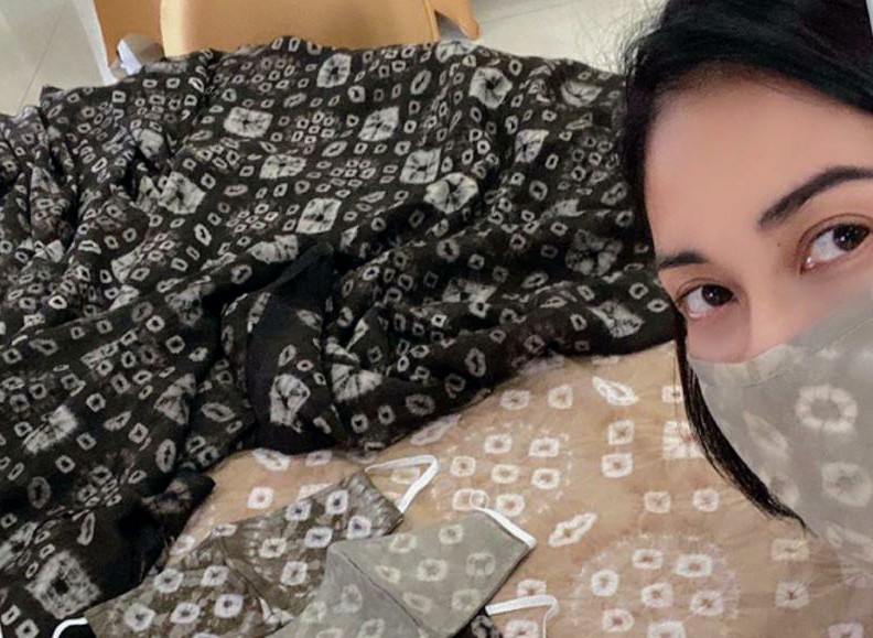 Thia Yufadha : Hasil Penjualan Masker Gambo Muba Disalurkan untuk Warga Terdampak Covid-19