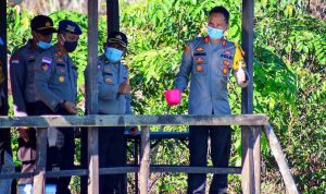Jaga Ketahanan Pangan Selama Pandemi Covid-19, Polres Bintan Giatkan Budidaya Ikan Air Tawar