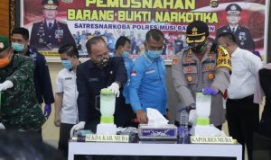 Pemkab Muba Apresiasi Keberhasilan Jajaran Polres Muba Ungkap Kasus Narkotika