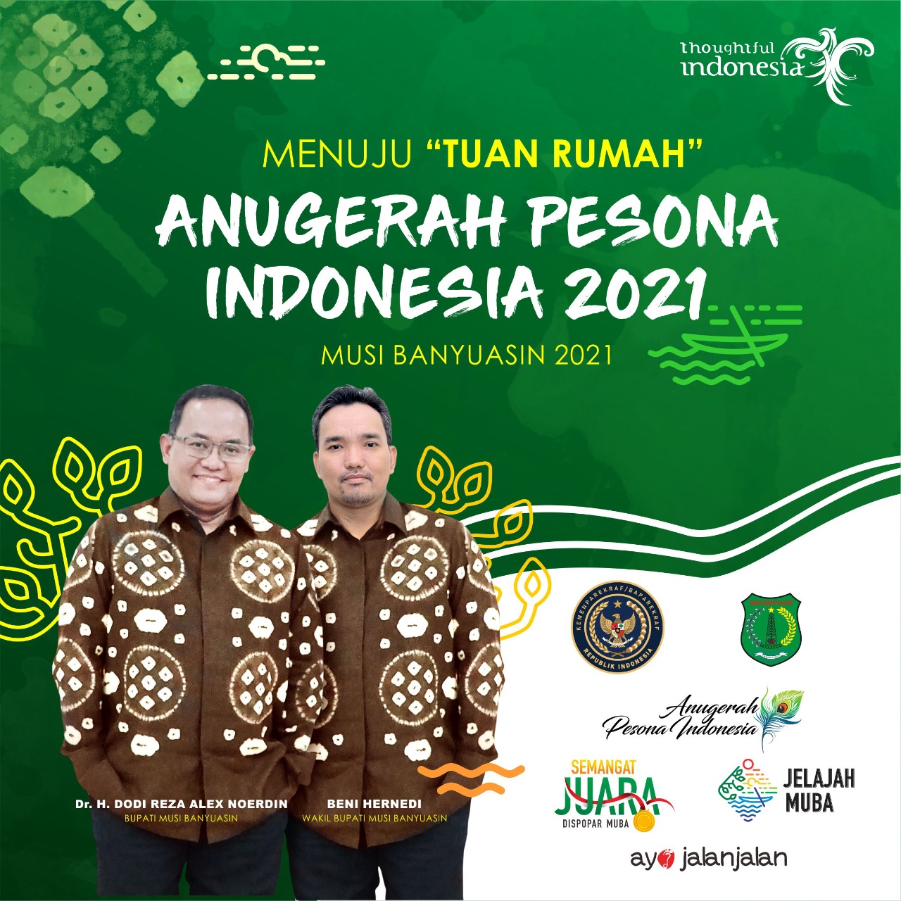 Pertama di Sumatera, Muba Dipercaya Jadi Tuan Rumah Gelaran API Award 2021 Pertama di Sumatera, Muba Dipercaya Jadi Tuan Rumah Gelaran API Award 2021