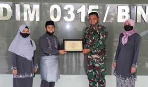 Dandim 0315/Bintan Sambut Kunjungan Silaturrahmi Bawaslu Tanjungpinang di Makodim 0315/Bintan